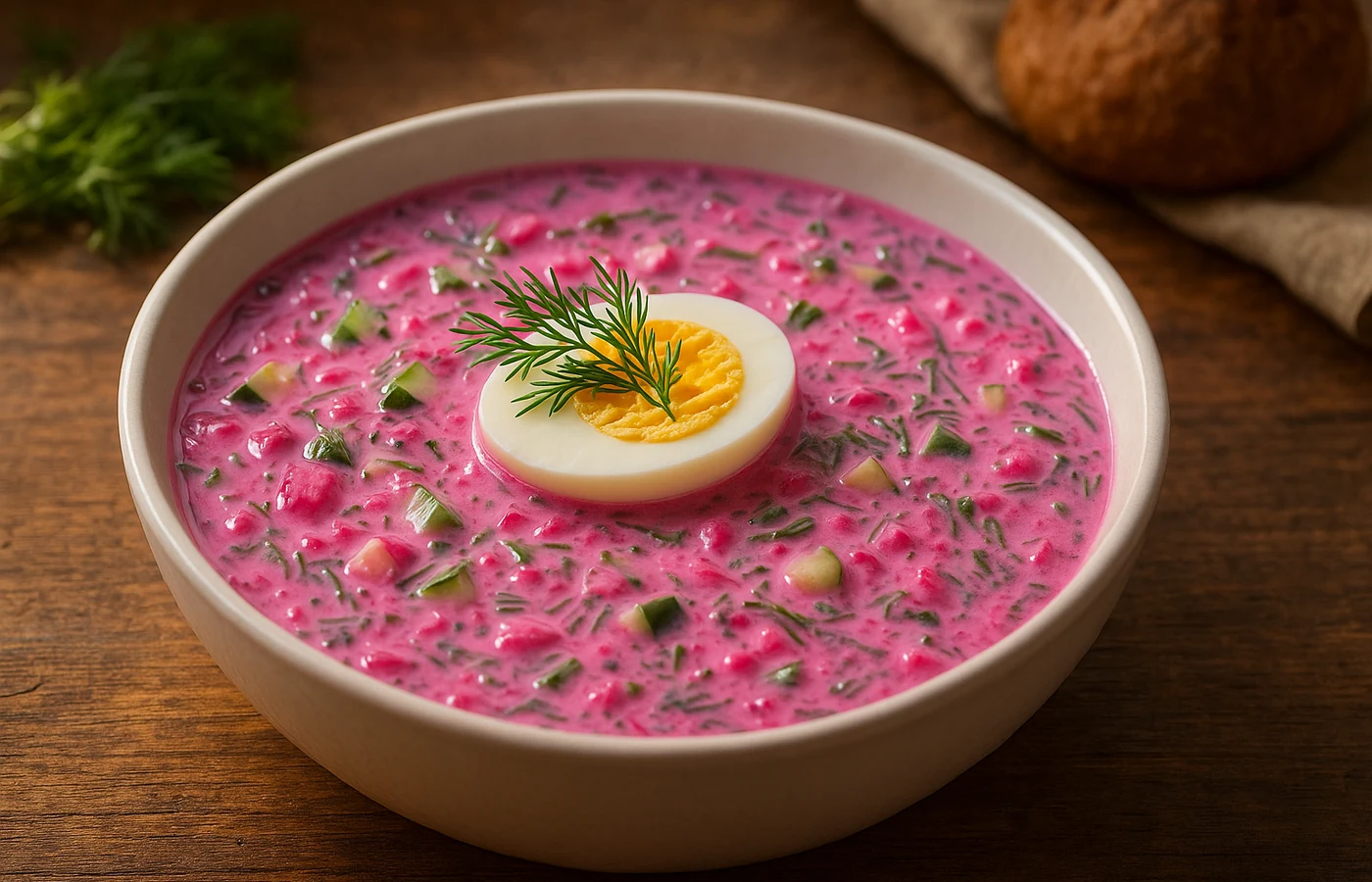 Kefīra aukstā zupa