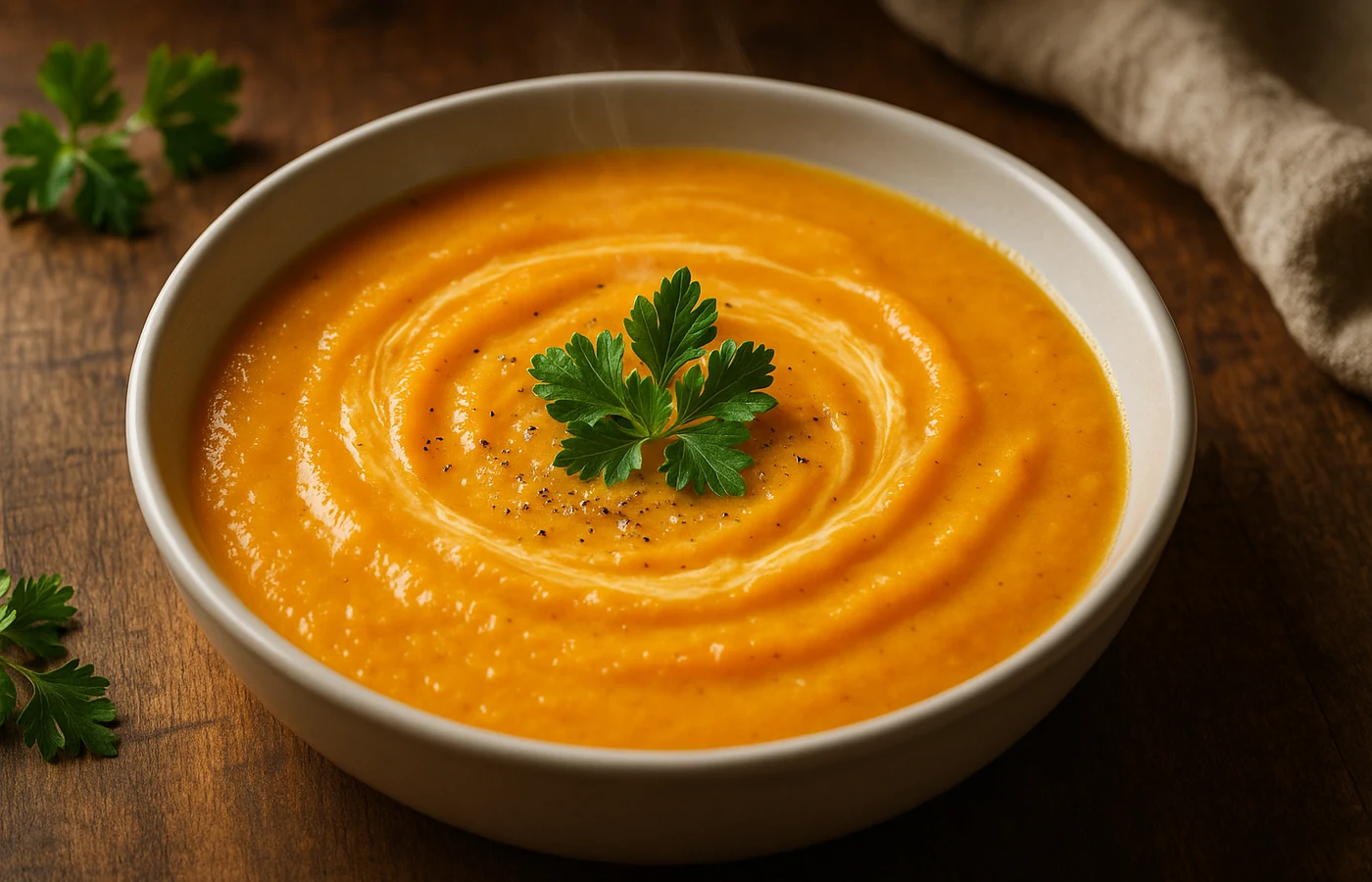 Krēmīgā ķirbju zupa