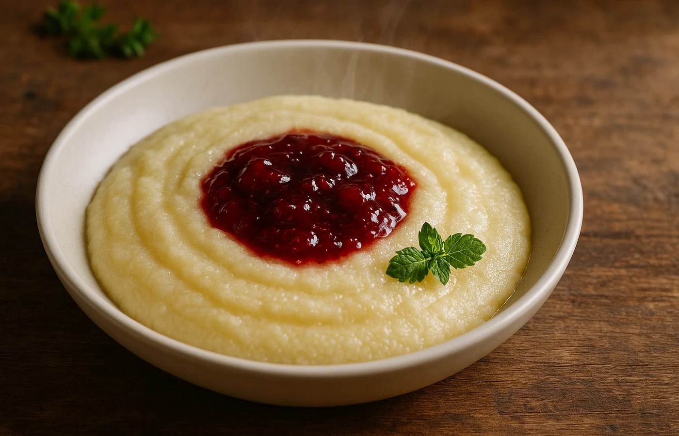 Manna ar ievārījumu