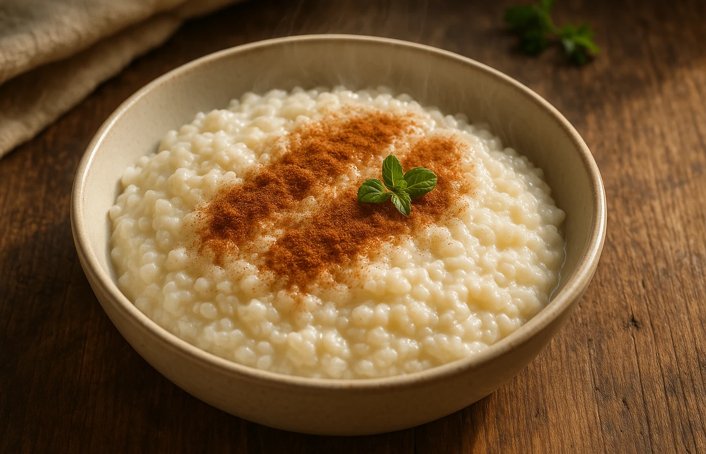 Rīsu putra ar kanēli
